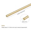 MECCANIXITY Brass Round Rod, 8mm x 250mm, Pack of 1