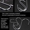 Anzhee S Hooks, 27 Pieces Stainless Steel Metal Hooks Black