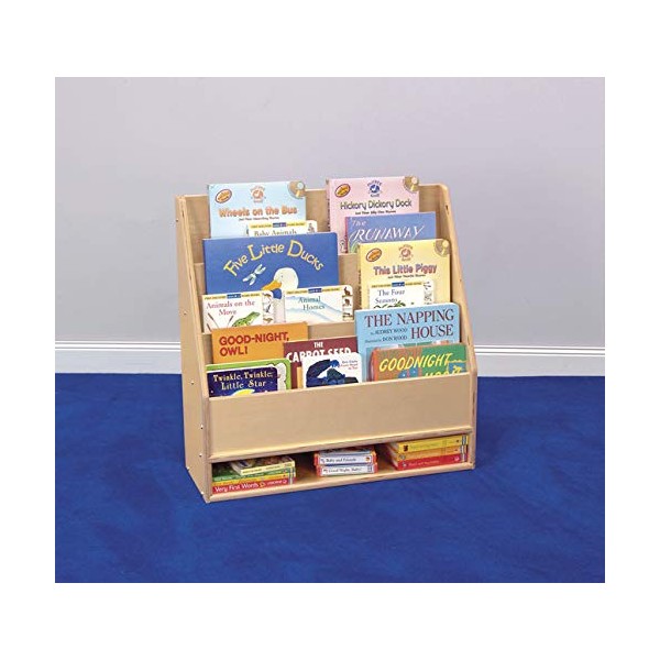 Childcraft Toddler Book Display with Dry-Erase Panel, 3 Shelves, 24 x 9 x 24 Inches