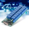 Jeanoko RS232 DB9 Female Interface 16-Channel Relay Board Serial Port