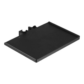 Milisten Pallet Tripod for Phone plastic Shelf Abs Organizer Shelf Mic Stand Accessory Sound Display Tray Music Stand Shelf Mic Stand Clip Holder Clip-on Accessory Tray Abs Black