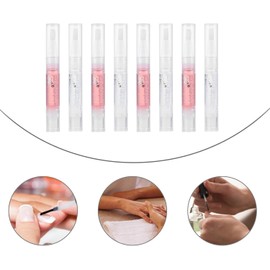 PLAFOPE 8piezas Esmalte De Borde De Uñas Nutritivo Para Cutículas Aceite Revitalizante Para Manicura Unidades Aceite Reparador Para Uñas Lápiz