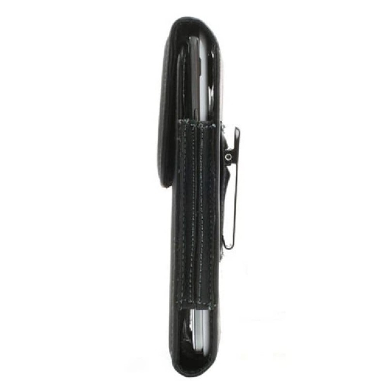 DFV mobile - Leather Flip Belt Clip Metal Case Holster