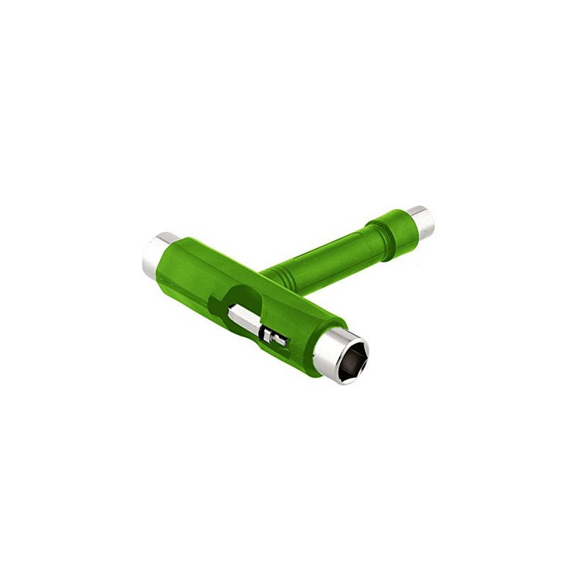 All in One Skate Tool Skateboards Longboard T Type Green