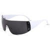 Hycredi Y2K Sunglasses For Women Men Trendy Shield Rimless Wrap
