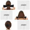 4 Pieces Deft Hair Bun Maker Doughnut Hair Bun French