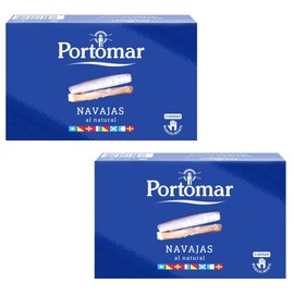 Spanish Razor Clams (Navajas) 120g ( Pack of 2 x 120g)