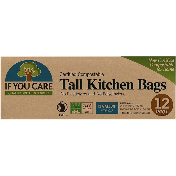 If You Care Tall Kitchen Bags, 13 gal, 12 Count