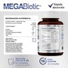 MegaBiotic Probióticos 120 Billones y 17 Cepas60 cápsulas536mg pporción