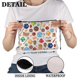 PWHAOO Game Inspired Gift Gaming Makeup Bag Gamer Cosmetic Bag Game Lover Cosplay Merchf