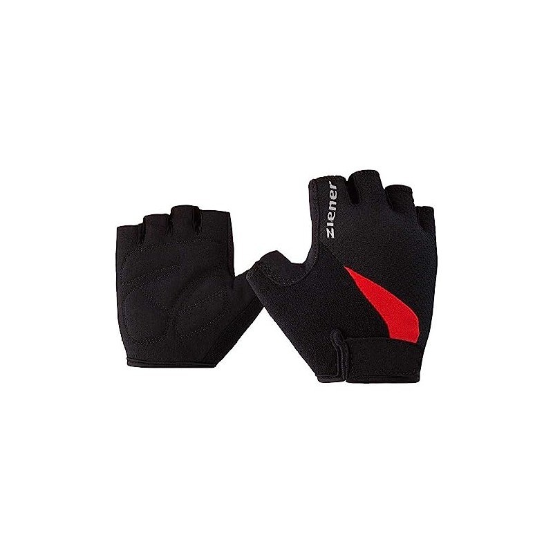 Ziener Crido junior children's bike gloves, red, xl