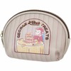 Curious George [Cosmetic Pouch] Embroidered Shell Pouch/Snack
