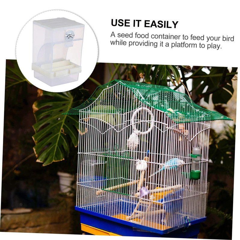 Hohopeti Hanging Bird Feeder for Outdoors Creative Automatic Bird Feeding