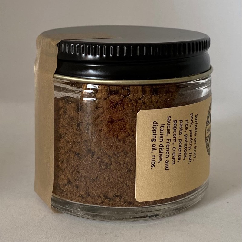 Salt Traders Porcini Mushroom Flavor, Gourmet Infused Sea Salt -