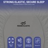 SAMAYISH 100% Egyptian Cotton Double Fitted Sheet 400 Thread Count
