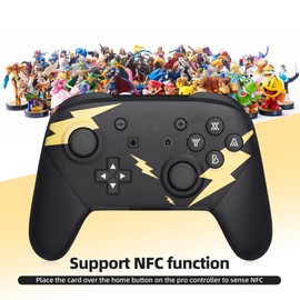 Switch Pro Controller, Wireless Switch Controllers with Carrying Storage Case, Upgraded Gamepad Switch Remote Replacement for Switch Controller Support NFC/Dual Vibration/Screenshot/Wake-up Function
