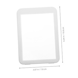 VILLFUL 10pcs Hard Plastic Card Sleeves Double Sided Transparent Game Card Protectors Lightweight Clear Protective Pouches