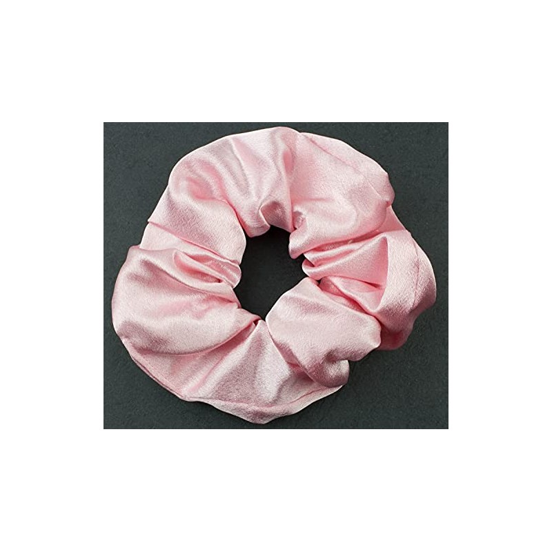 Mytoptrendz® Shimmering Luxurious Soft Silk Satin Scrunchies Ponytail Hair Tie