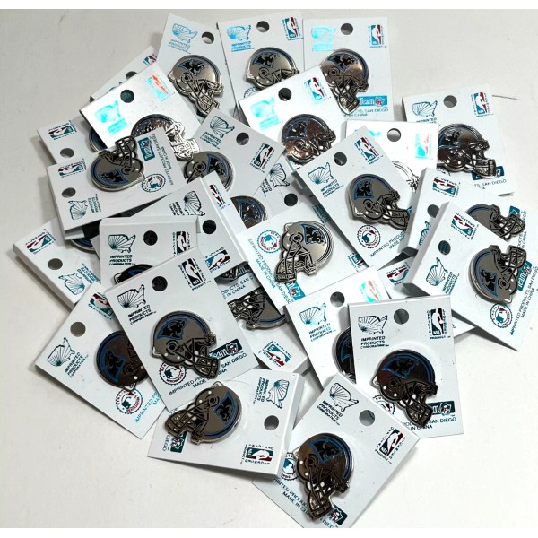 1 Carolina Panthers Helmet Lapel Pin New Old Stock Lot