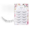 A05 False Eyelashes, 3D, 5 Pairs Natural Eye Butt Eyelashes,