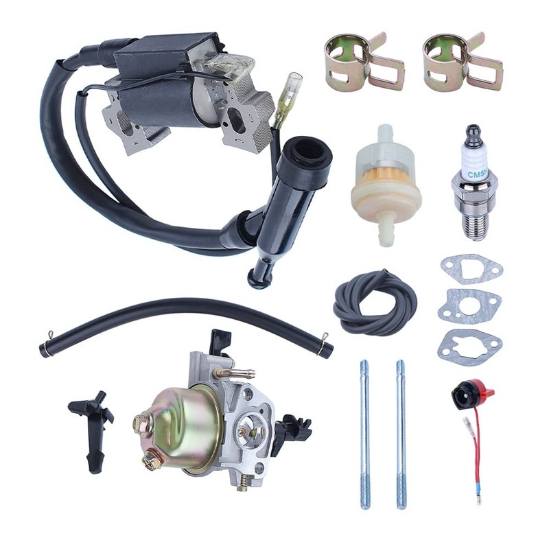 Gubeter Carburetor Ignition Coil W Fuel Filter Kit For HONDA