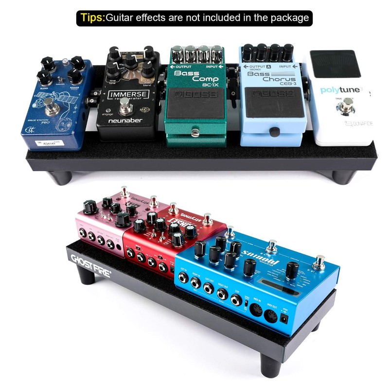 Ghost Fire Guitar Pedal Board Aluminum Alloy 0.8lb Super light