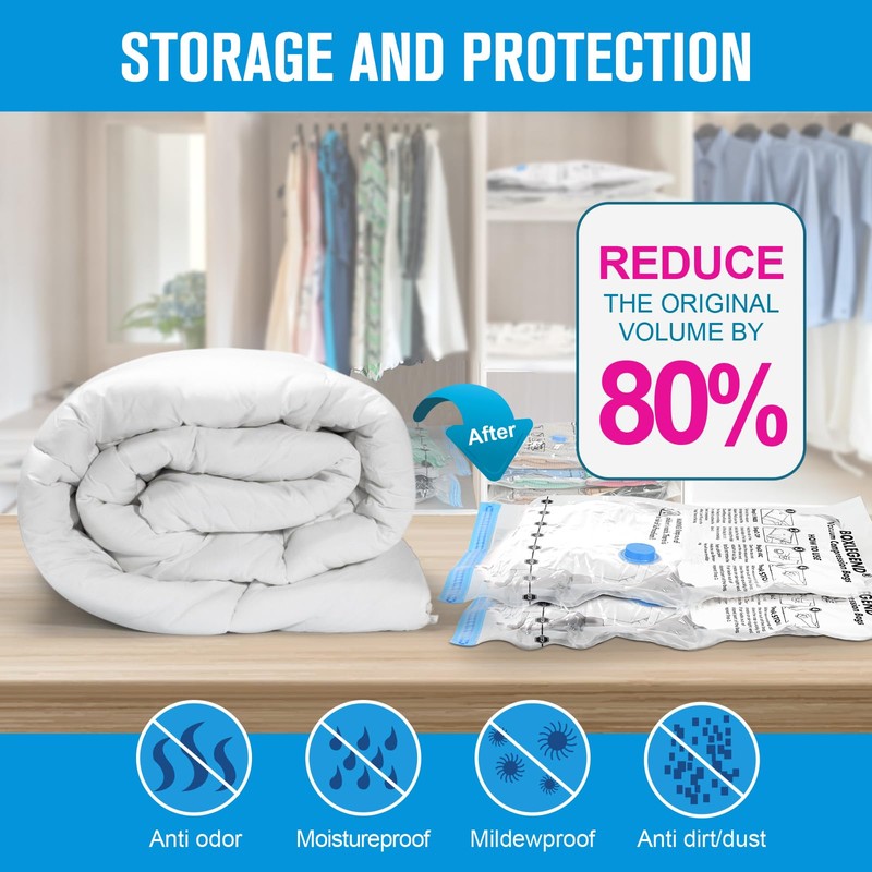 BoxLegend Vacuum Bags 10 Medium 70 x 50 cm Storage