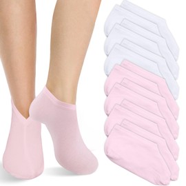 7 Pairs Moisturizing Socks Overnight, Scettar Spa Socks for Dry Fee, Cotton Moisture Enhancing Socks Thin Foot Spa Socks Cotton Socks for Moisturising for Dry Cracked Feet