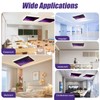 EcjoyHub 4 Pack Fluorescent Light Covers for Ceiling Lights Classroom,