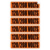 120-208 Volts Voltage & Conduit Markers | Stickers | Decals