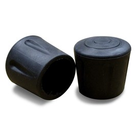 ajile Foot Cap Tube Cap Reinforced Vulcanised Rubber Black for Table Chair Feet Furniture Feet with 35 mm Diameter - 4 Pieces - EVS135x 4-FBA