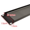 Mesh Vented 2U Blanking Plate for 19 inch Rack Mounted