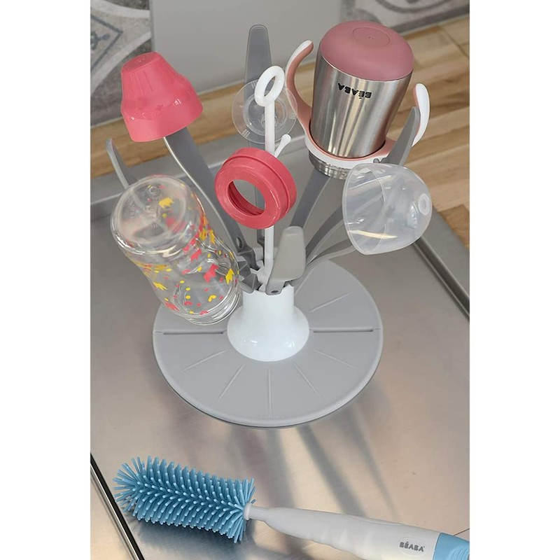 BÉABA - Foldable dish drainer for baby bottles - Allows