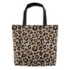 Leopard Print Reusable Shopping Bag Women Foldable Grocery Tote Bag