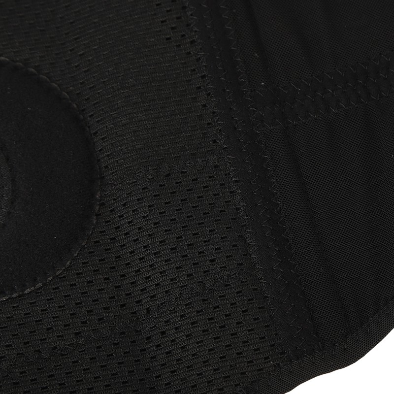 7611 Sports Kneepad Black Breathable Knee Compression Sleeve Adjustable Compression