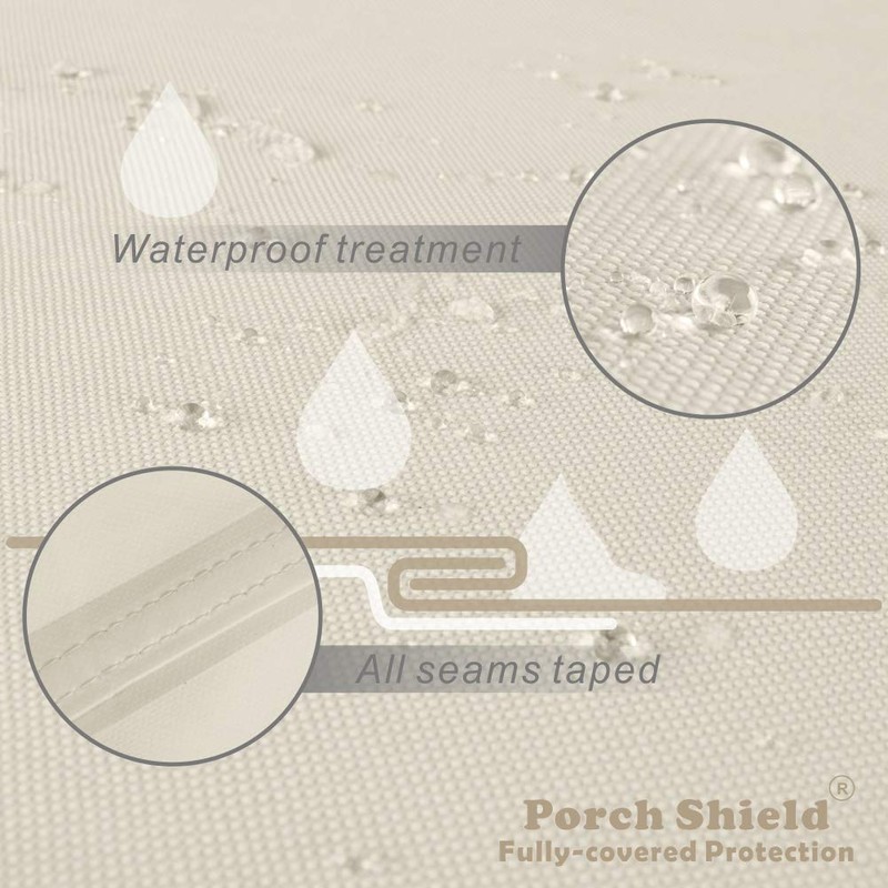 Porch Shield Square Hot Tub Cover - Waterproof Outdoor SPA