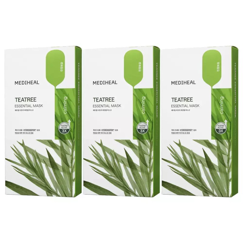 Mediheal 메디힐 티트리 에센셜 마스크 10매, 3개 Mediheal Tea Tree