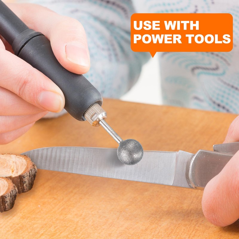 sourcing map Diamond Grinding Burrs Drill Bit 3/32 Inch Shank