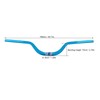 Riser Handlebar Replacement Aluminum Alloy for Mountain Road Bikes Fit
