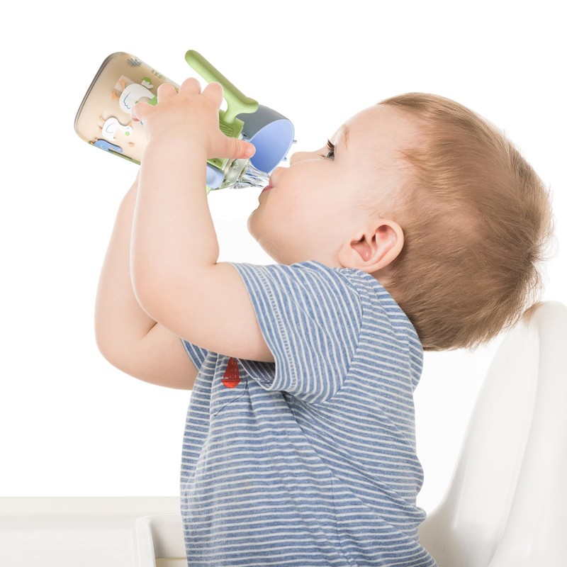 Qshare 3 in 1 Sippy Cup for Baby, Toddler Drinks