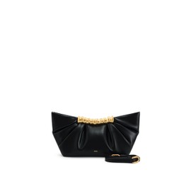 JW PEI Women's Leia Pleated Clutch - Black