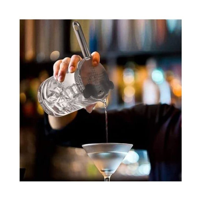 Cocktail Glass Transparent with Pourer 60cl Capacity Mixing Glass Professional