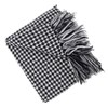 Fennco Styles Houndstooth Fringe Soft Throw Blanket - 50"x60"