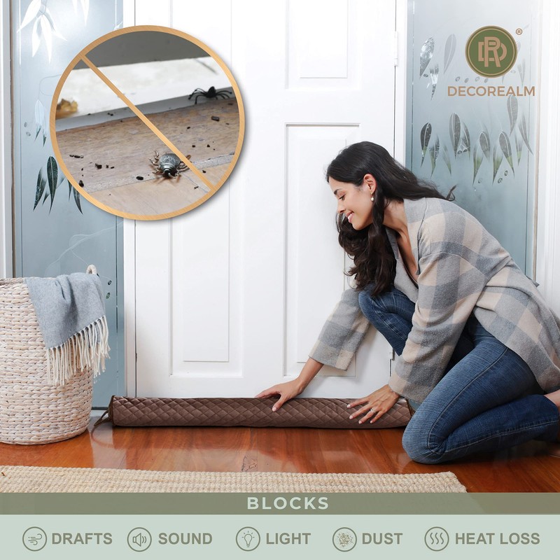 Under Door Draft Stopper – 3.5 lb Door Draft Blocker