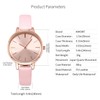 KIMOMT Women's Watches Leather Band Luxury Quartz Watches Waterproof Fashion