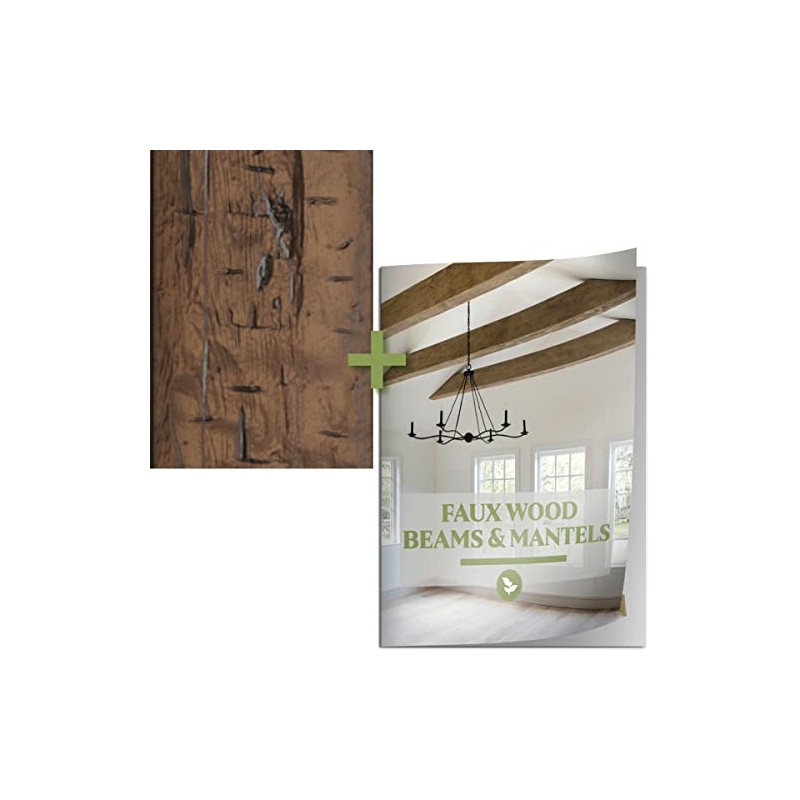 Ekena Millwork KIT-BMHHUN w/Catalog 10" x 7" Sample-Endurathane Faux Wood