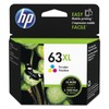 HP 63XL Tri-color Original Ink Cartridge (F6U63AN)