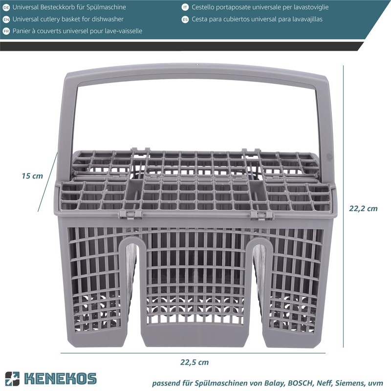 Kenekos - Cutlery basket for dishwashers compatible with Siemens SZ73100