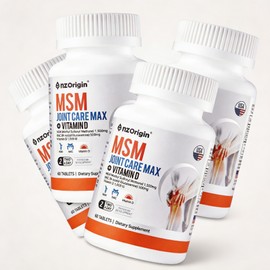 ANGET ORIGIN 엔젯오리진 MSM 1350mg 60정 4박스 조인트 케어 맥스 비타민D 관절 연골 / 엔젯오리진 MSM 1350mg 60정 4박스 조인트 케어 맥스 비타민D 관절 연골