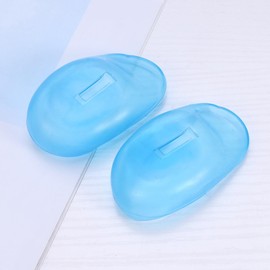 Ciieeo Ear Cover 1 Pair of Silicone Ear Cover Shower, Bathing Ear Protector Wanterproof Ear Caps for Hair Perm Hair Dye Anti-Staining Ear Shield